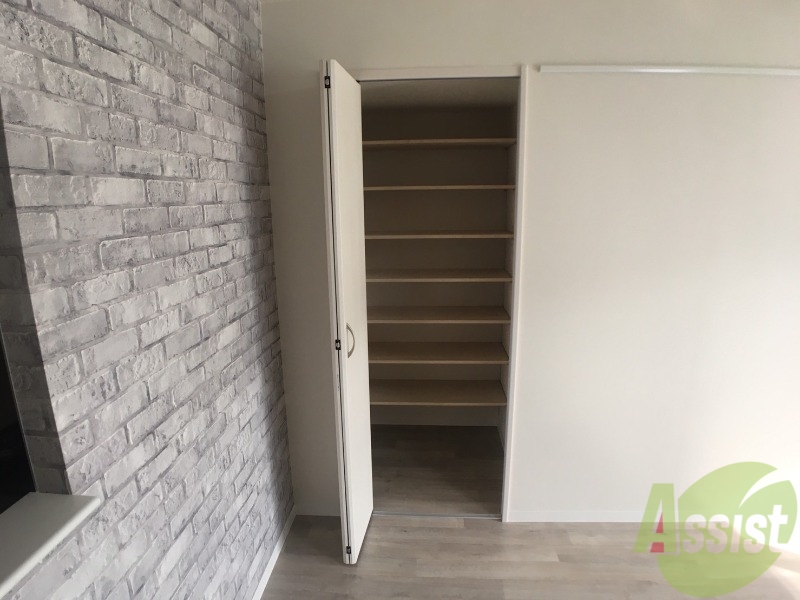 収納　収納です。リビングもすっきり片付きますよ～！