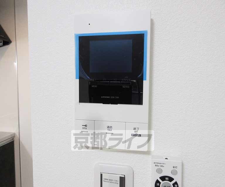 セキュリティ　モニター付きインターホンで安心！