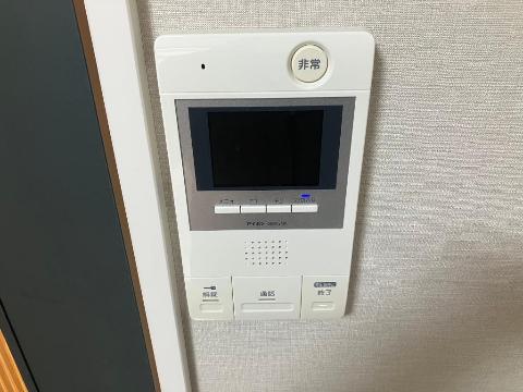 セキュリティ　カメラ付インターホン（イメージ）