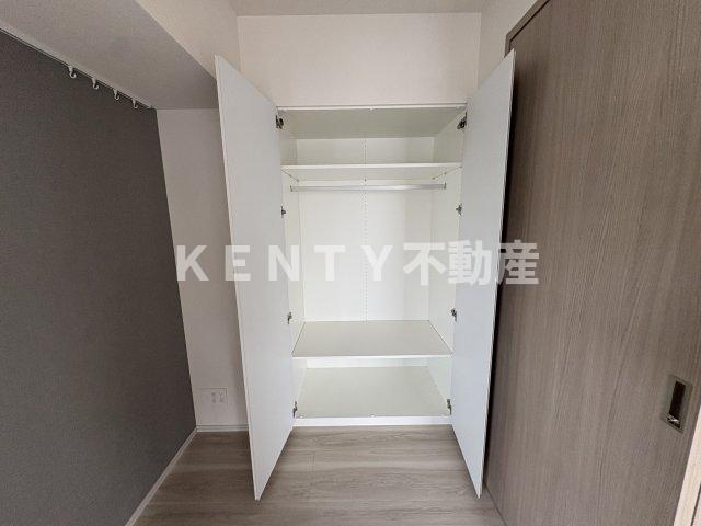 収納　たっぷりとした収納スペースです