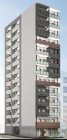 建物外観　３月完成予定の新築です♪