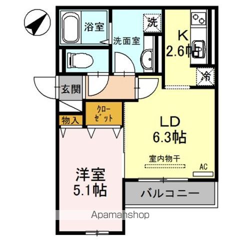 モメント ブリーシュフルの間取り写真