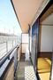 バルコニー　日当たりの良いバルコニー