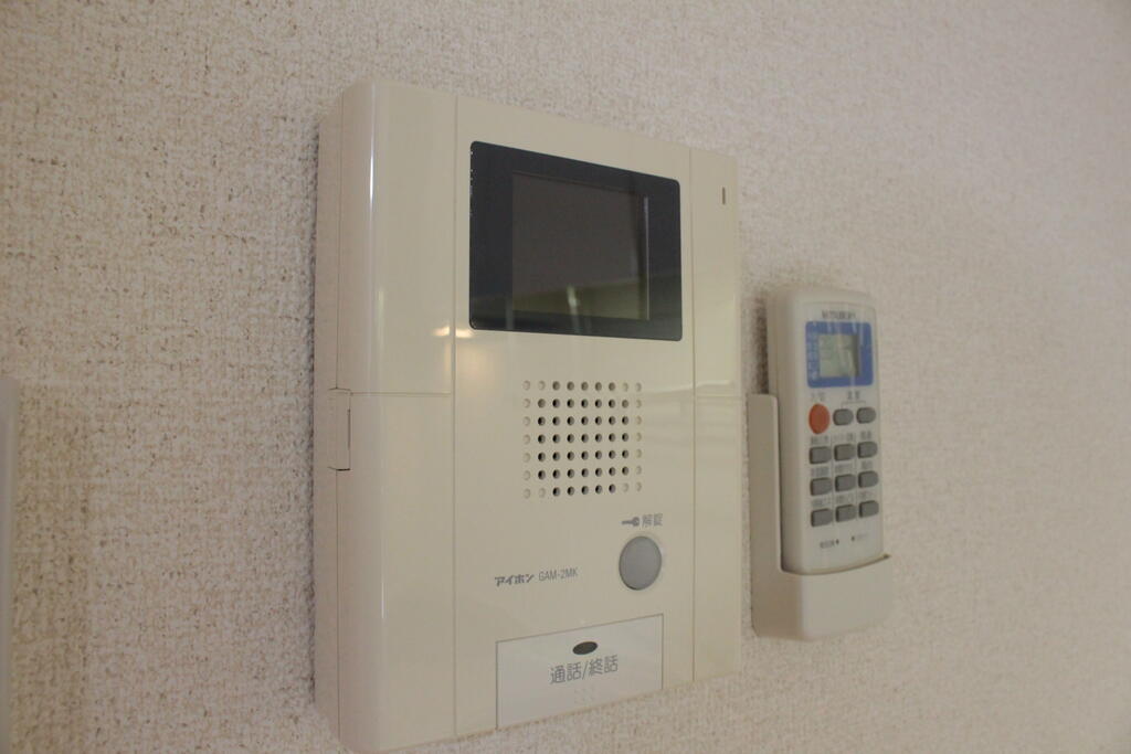 セキュリティ　急な来訪者でも顔が見れる安心のカラーTVドアホン