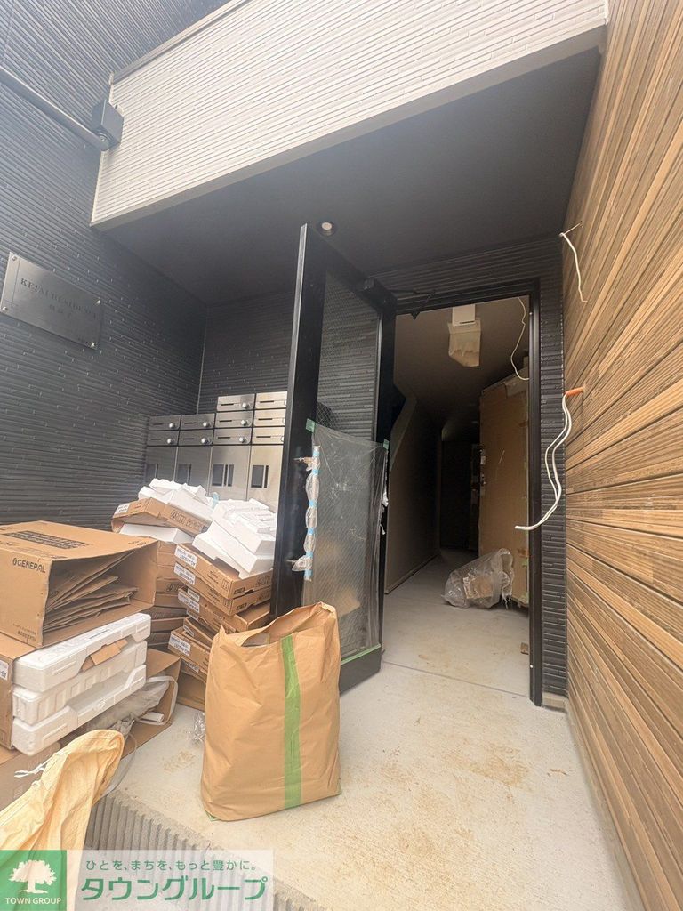 ロビー　建築中