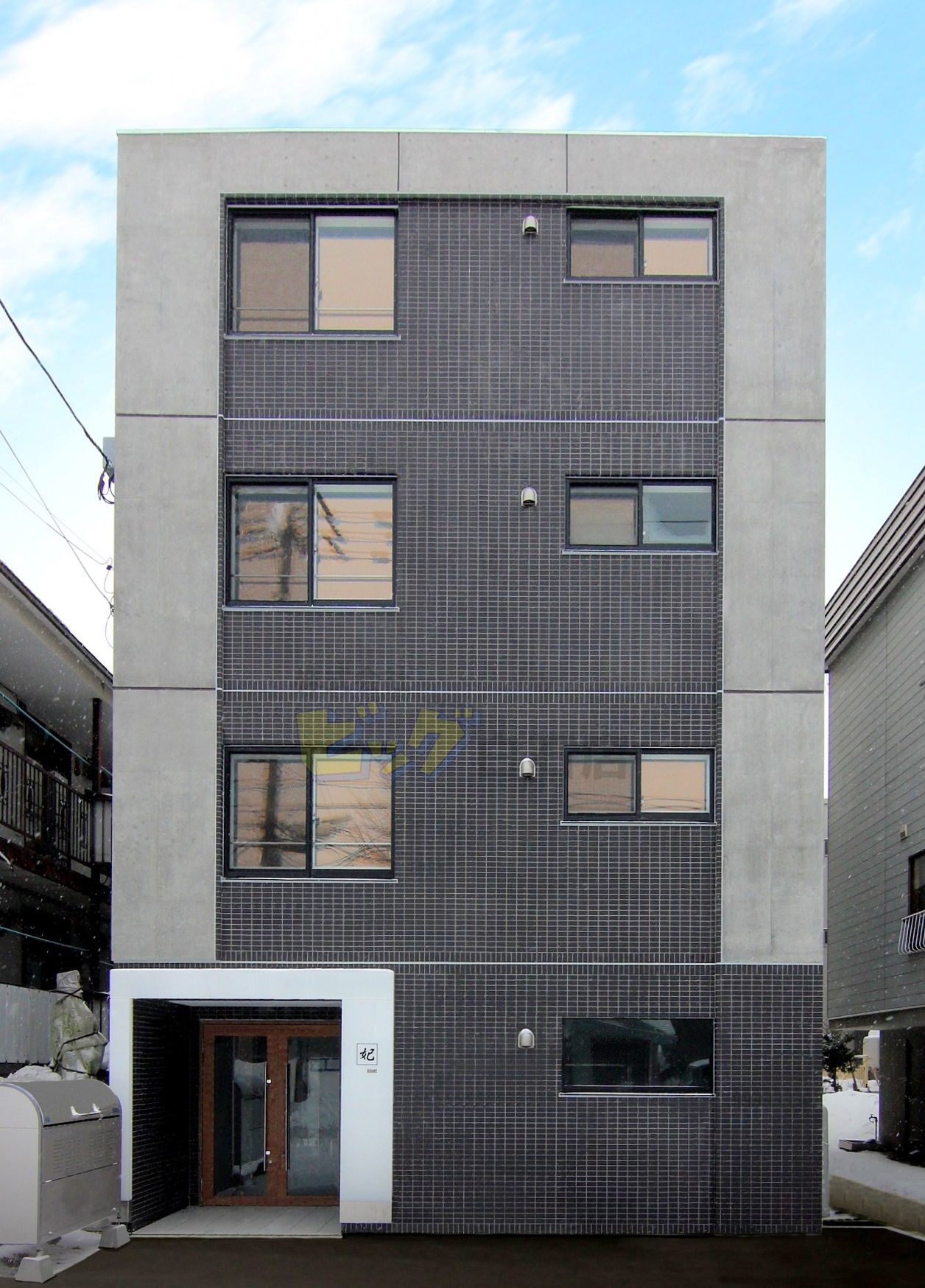 建物外観　Ｗｉ－Ｆｉ付きネット無料・ガス料金上限制導入の新築マンション