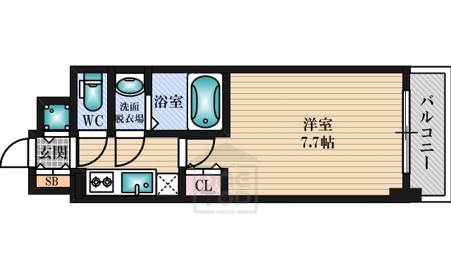 サムティ江坂レガーロの間取り写真
