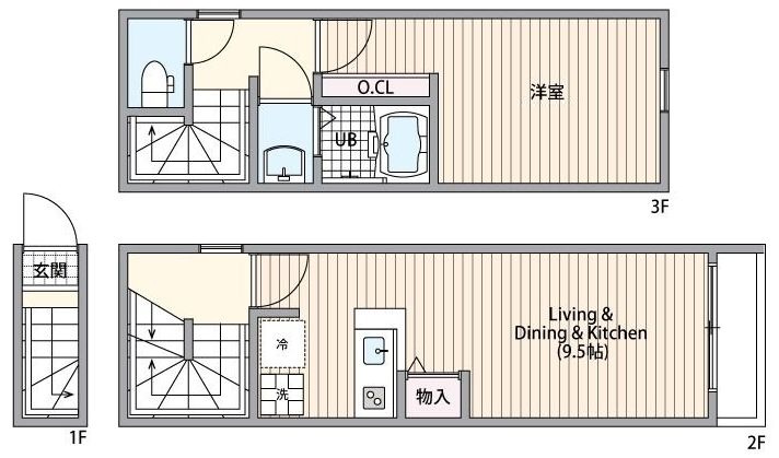 マーレ十条の間取り写真