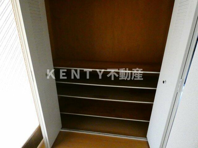 収納　たっぷりとした収納スペースです