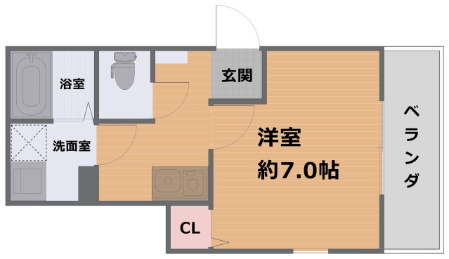 地下鉄東西線 椥辻駅 徒歩12分 3階建 築1年の間取り写真