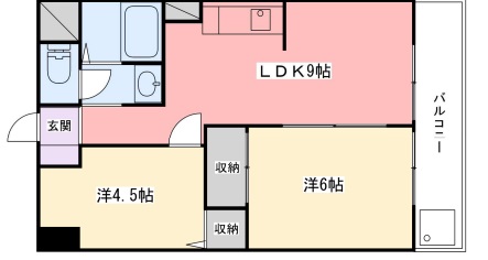 ＪＲ姫新線 余部駅 徒歩32分 6階建 築49年の間取り写真