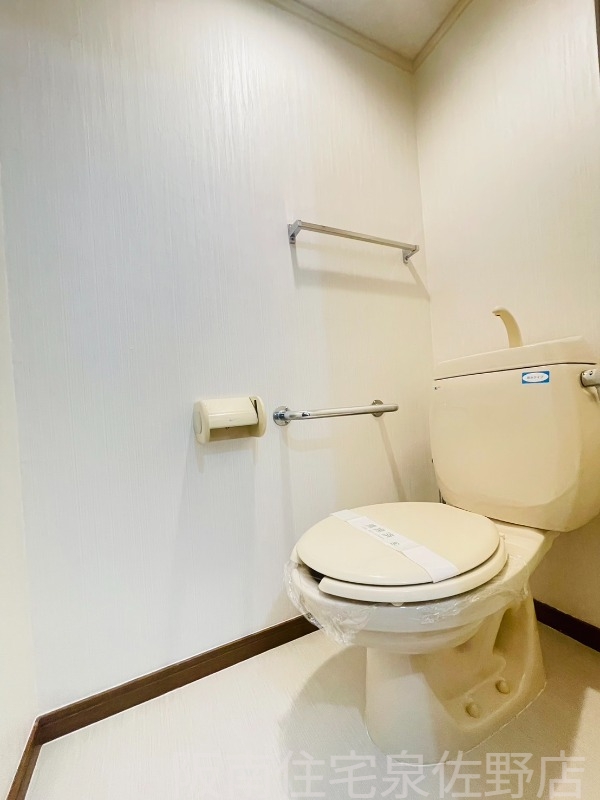 南海本線 羽倉崎駅 徒歩5分 3階建 築31年のトイレ写真
