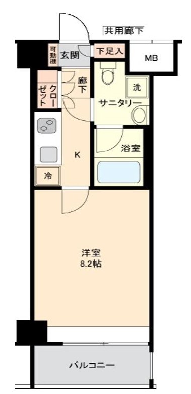 クレヴィスタ大森西の間取り写真