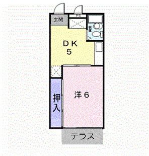 シティハイツさちの間取り写真