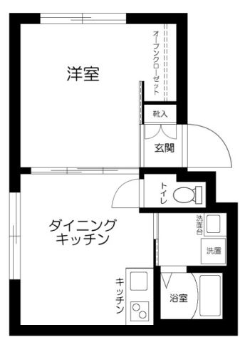 Brondby西早稲田の間取り写真