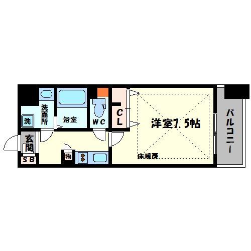 アーバネックス谷町の間取り写真