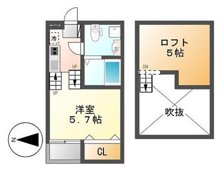 グランシエロ名古屋黄金の間取り写真
