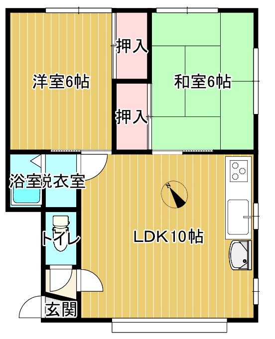 ローズハイツの間取り