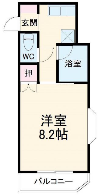 長久手市先達のマンションの間取り