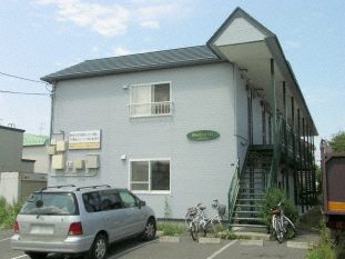 【札幌市手稲区前田九条のアパートの建物外観】