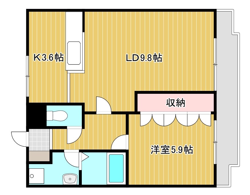 クロノスコートの間取り