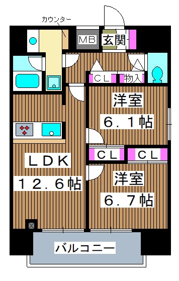 ウェスタ板橋仲宿の間取り写真