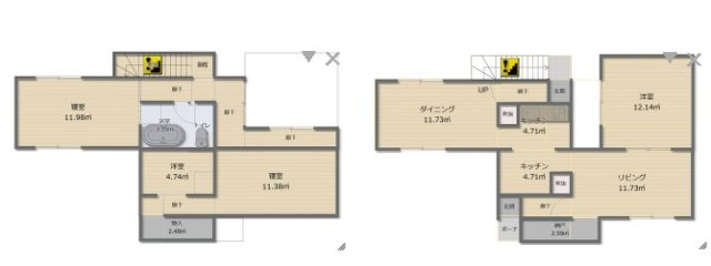 WindwardHill66-11の間取り