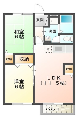 セレソ　B棟の間取り