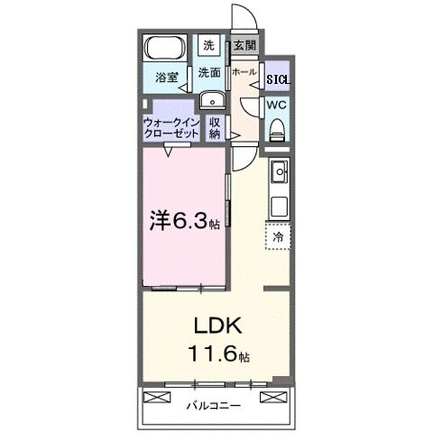 カレントかなぐらの間取り