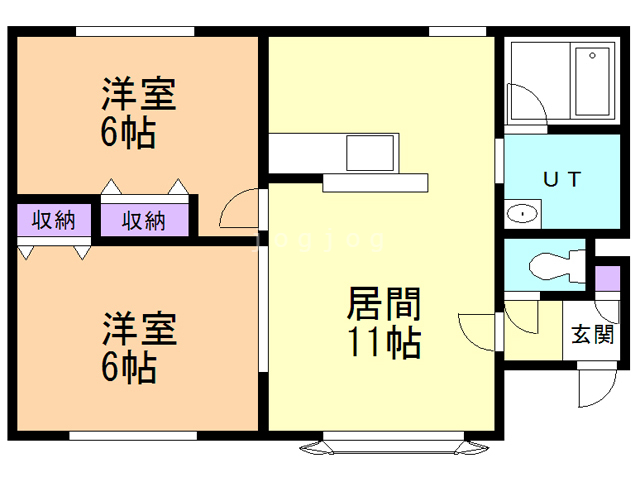 フィールズ本町の間取り