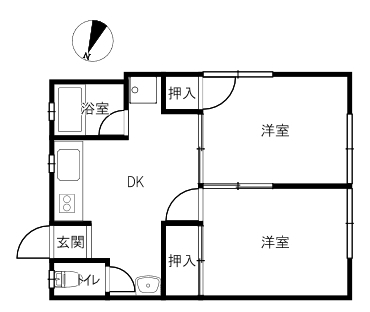 田井ハウスの間取り