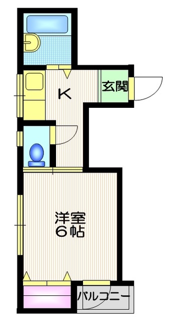 品川区南品川のマンションの間取り