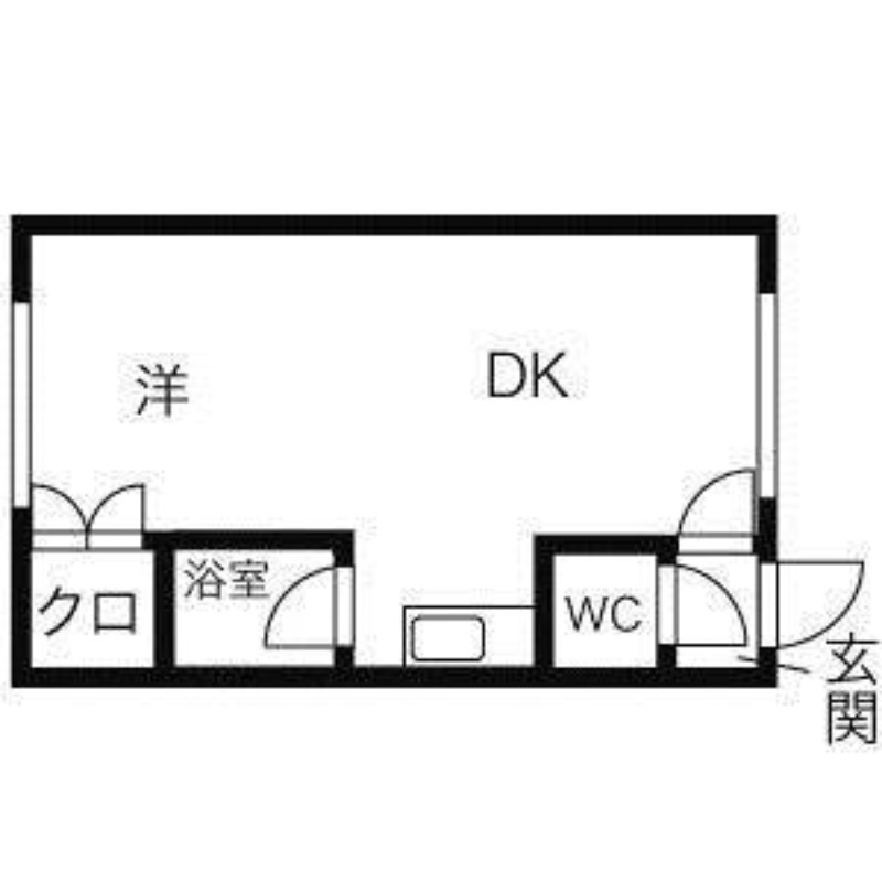 札幌市南区澄川五条のマンションの間取り