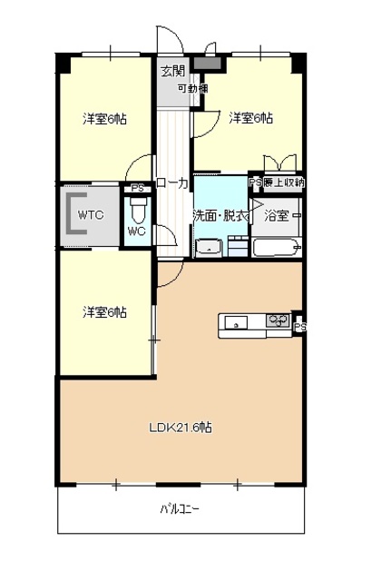 第五西垣ハイツの間取り