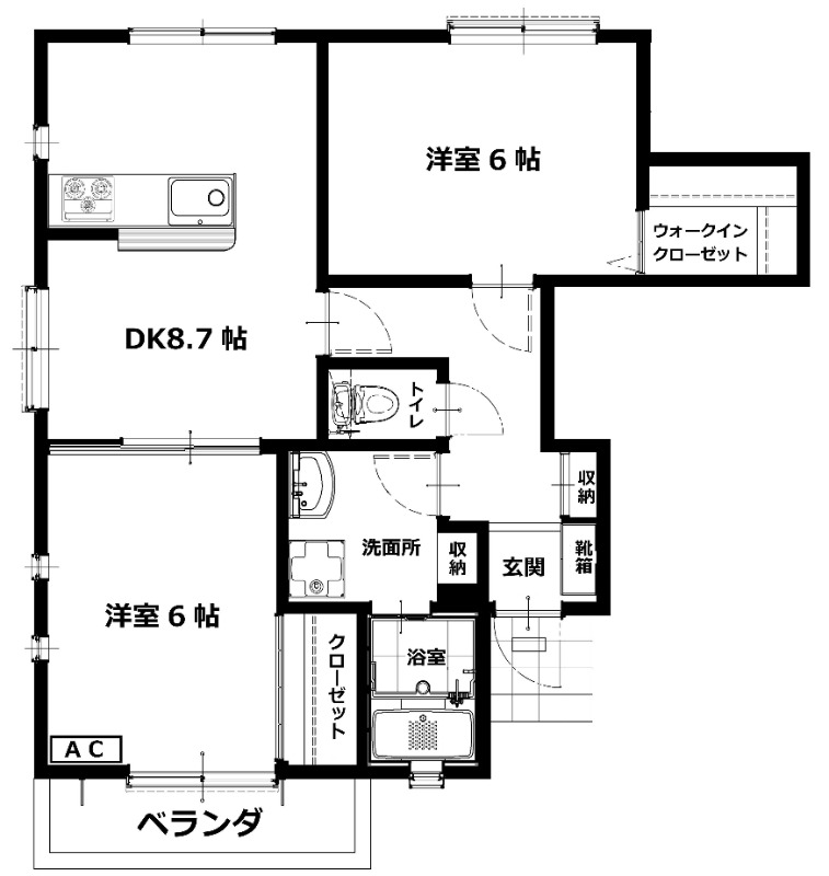 ヴィラコート和田7-2の間取り