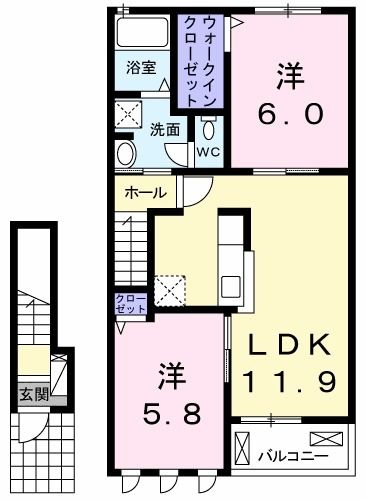 土佐福井の里　IIの間取り