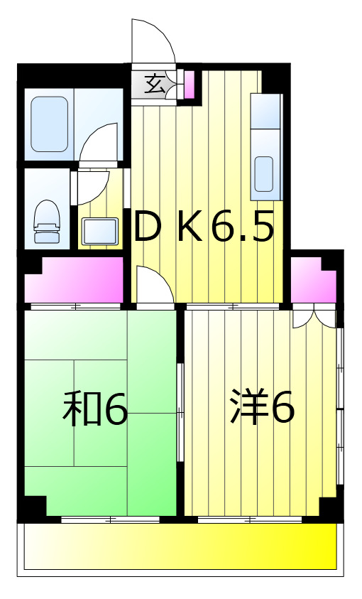 サンパールハイツの間取り