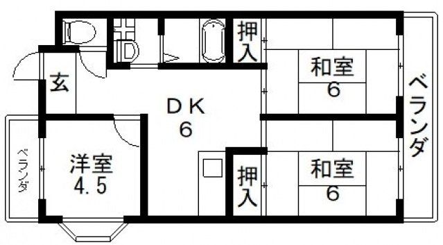 マンション吾光の間取り