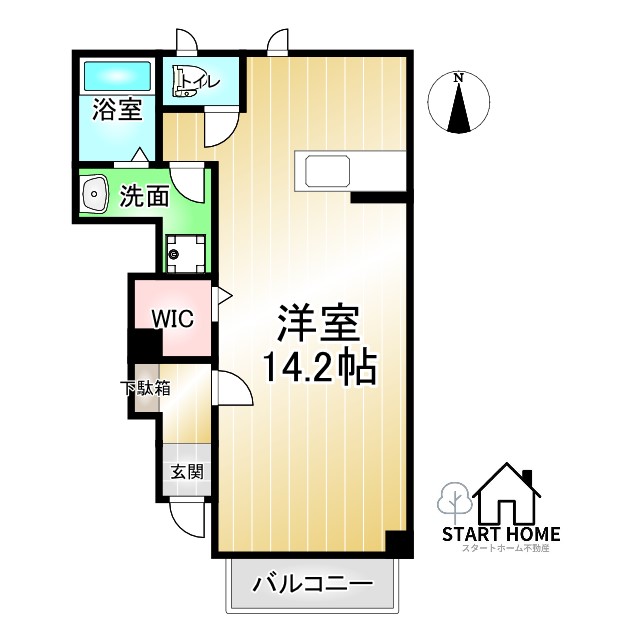 メゾン　シャモニーＢの間取り