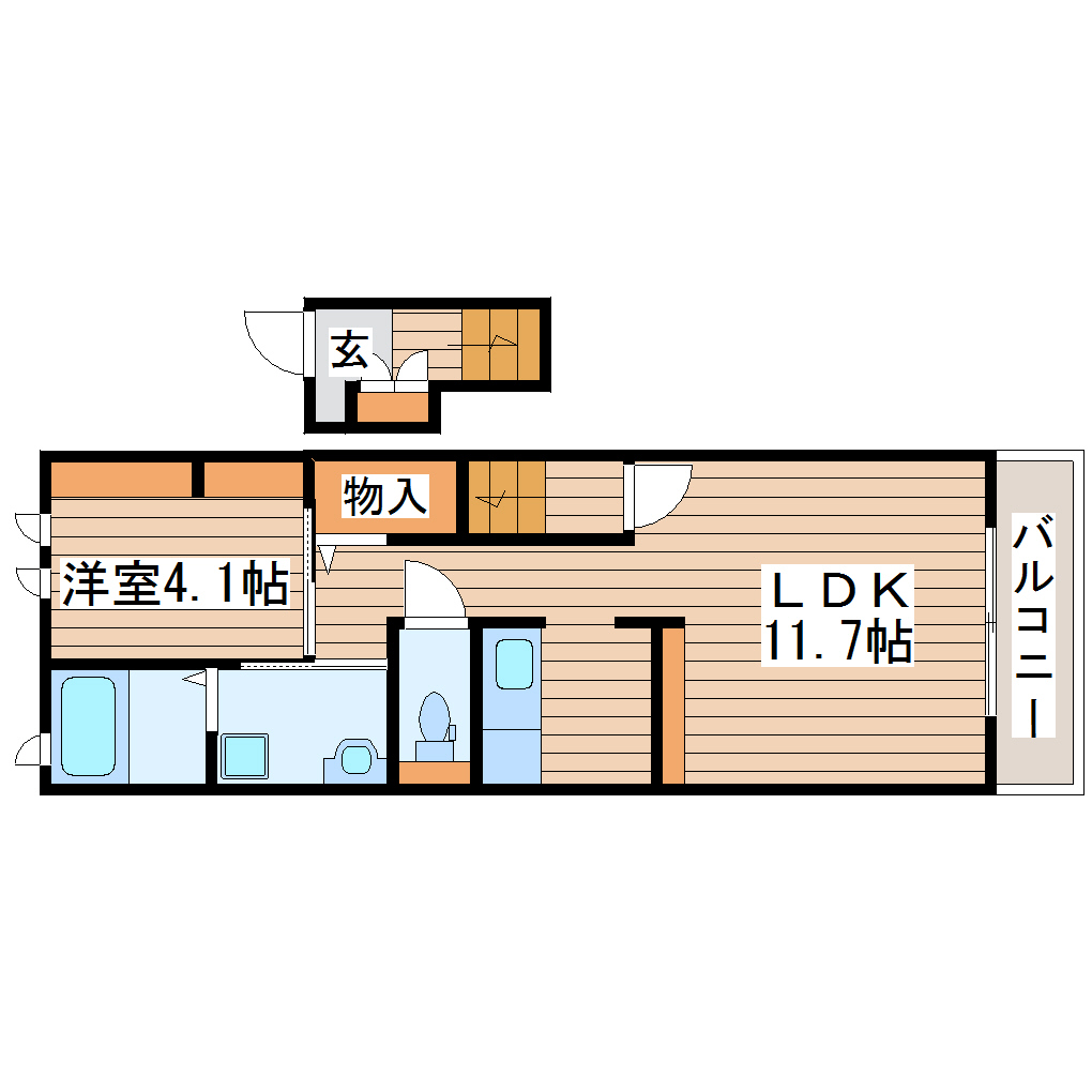 ピースリーの間取り