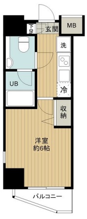 ドルチェパルコ東京府中の間取り