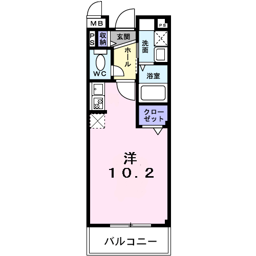 サンハイム武里の間取り