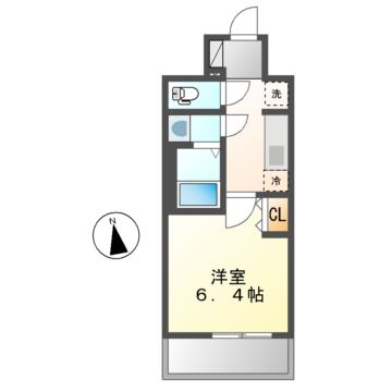 プレサンスＴＨＥ新栄の間取り