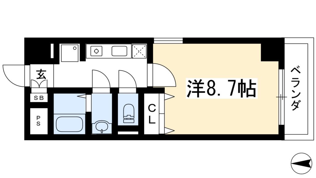 カノン雁金の間取り