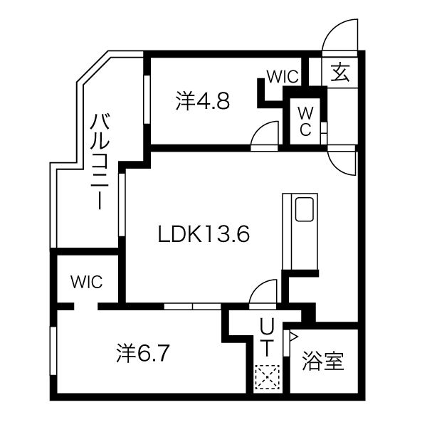 R-fino新さっぽろの間取り