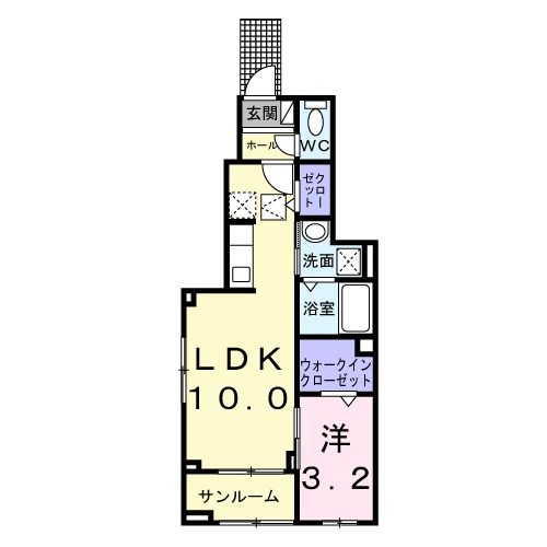 【ヒカルサ豊橋牟呂水神の間取り】