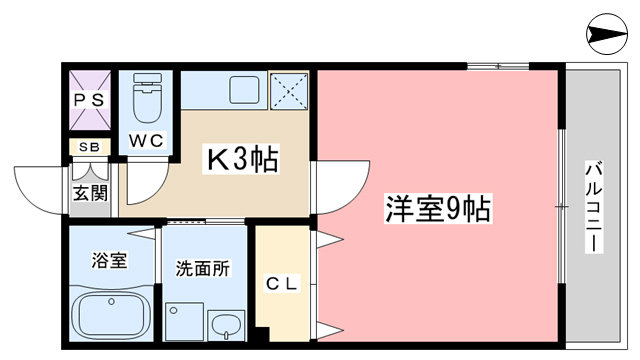 メゾン・ド・マハロ勧修の間取り