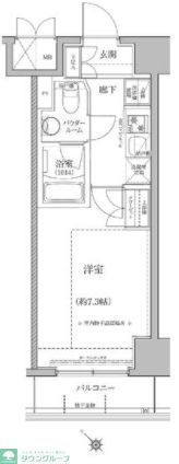 川崎市川崎区南町のマンションの間取り