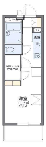 【松山市清水町のマンションの間取り】