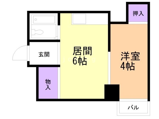 ラシアール２条通の間取り